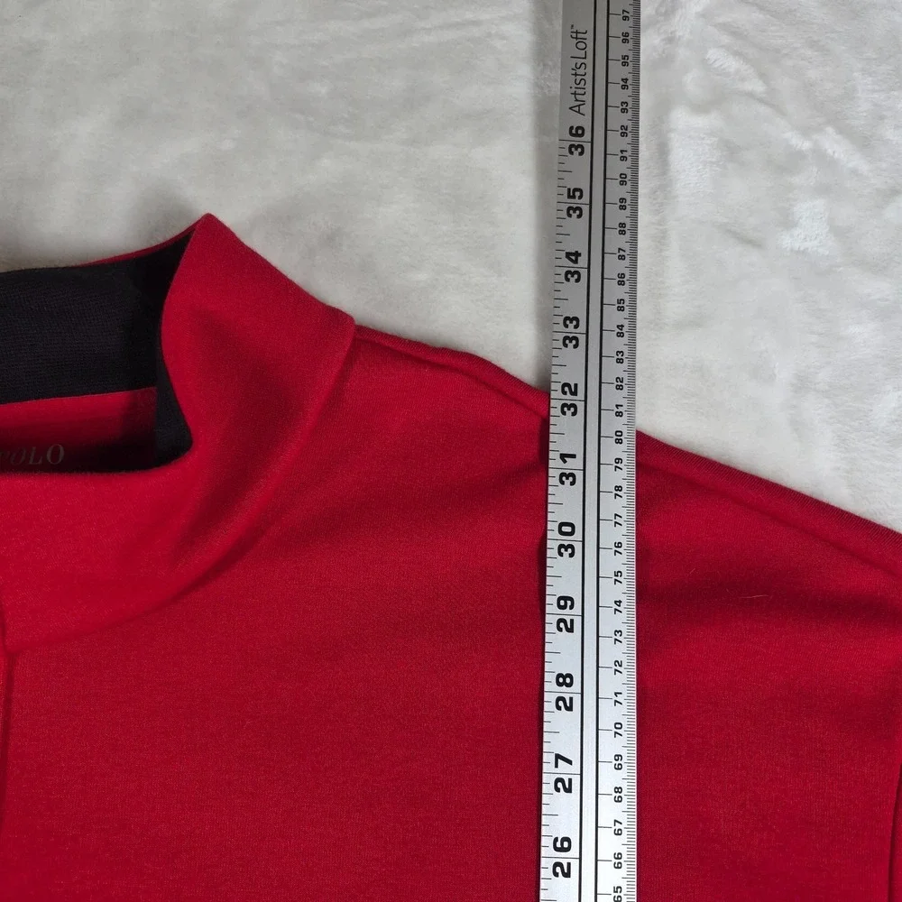 Polo Ralph Lauren Quarter Snap Jacket Men's 4XB Red Pullover Comfort Golf‎ NWOT